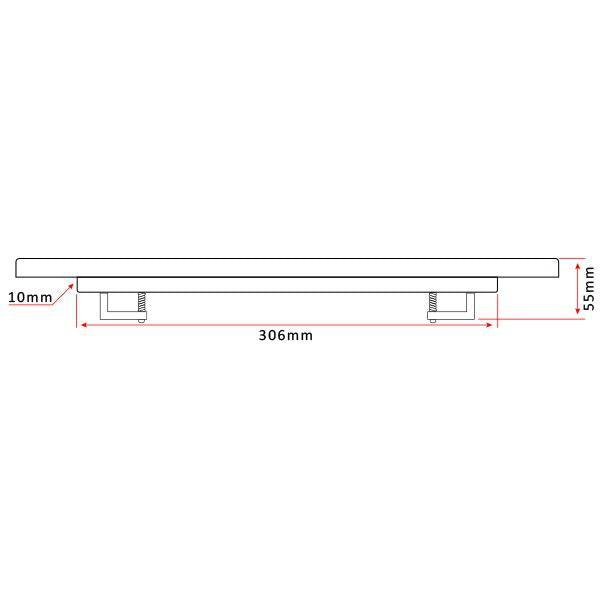 Acetal Plastic Hatch - Black - 370mm x 270mm