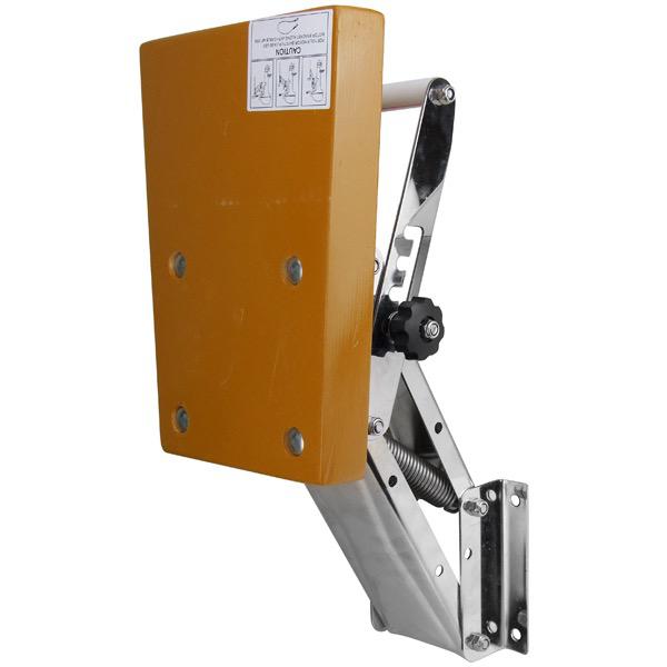 Outboard Motor Bracket - 316 Stainless Steel - Timber Board