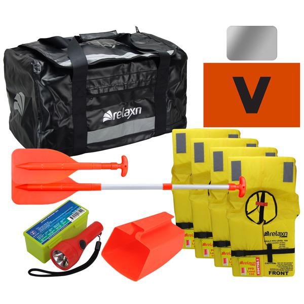 Black Waterproof Safety Bag Kit - 70Ltr
