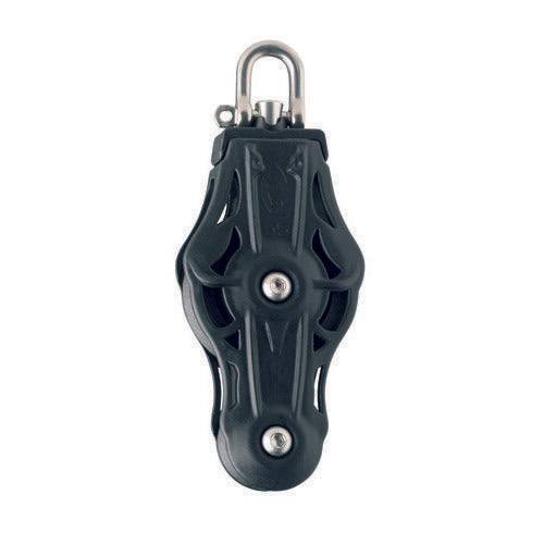 Ball Bearing Fiddle Block Sheave Dia 45mm - Swivel Head