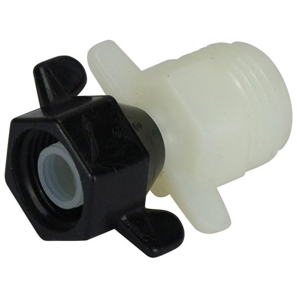 Wing Nut Swivel 3/4" NPT (M) - 1/2" NPT (F)