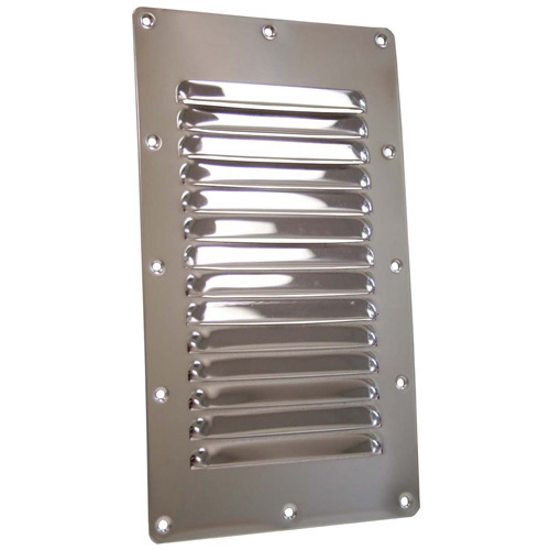 Louvre Vent - 304 Stainless Steel - Fourteen Louvre - 227mm