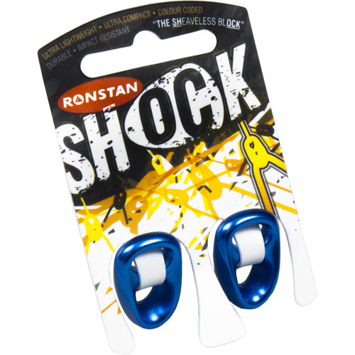 Shock, Blue, suits 5mm (3/16") Line, 2-pack