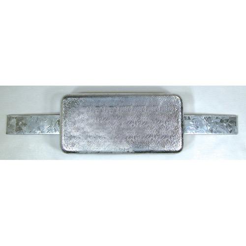Block Anode - With Strap - Zinc