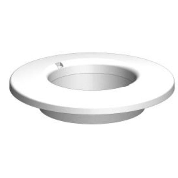 White Bulkhead Flange - 2"