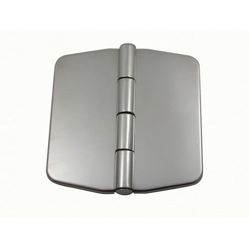 Covered Hinges S/S - Length Flat: 74mm - Width: 80mm - Depth: 7mm