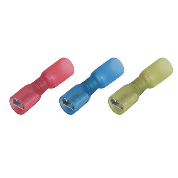 6mm Fully Insulated Female Blade Terminals - 25 Pack