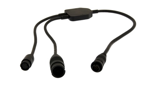 Adaptor Cable (9 pin to 7 & 7 pin Y-Cable) attach DownVision & CP370 transducers to AXIOM DV