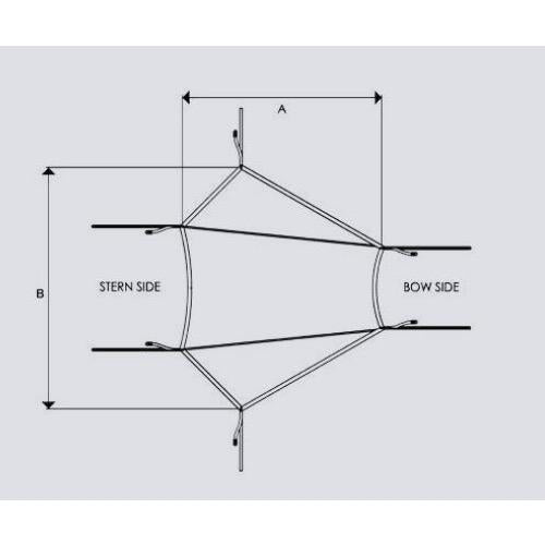 Airflow Bow Shade for T-Tops (Blue or Black)