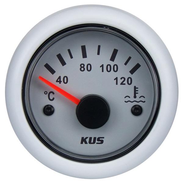 12/24V Water Temp Gauge - 52mm Dia.