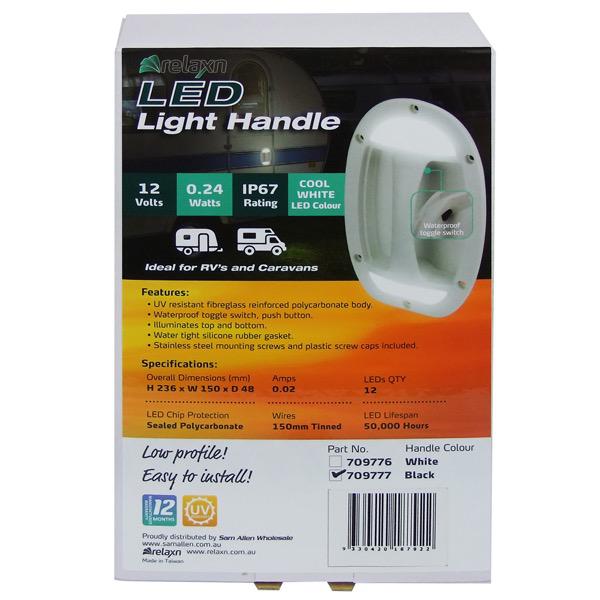 Door Handle w/ LED Light - 12V - 0.24W