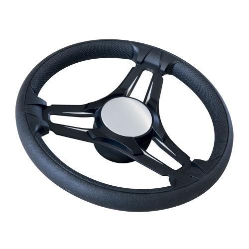 Steering Wheel - Selva Three Spoke - 350mm - Black