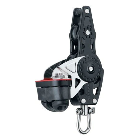 40mm Fiddle Block - Swivel, Becket, Cam Cleat