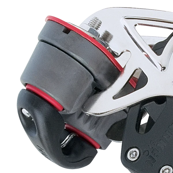 40mm Fiddle Block - Swivel, Becket, Cam Cleat