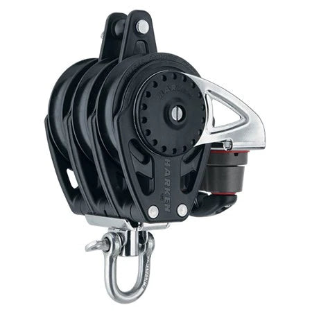 75mm Triple Block - Swivel, Becket, Cam Cleat