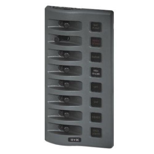 Panel WD 12VDC Fused 8pos Gray