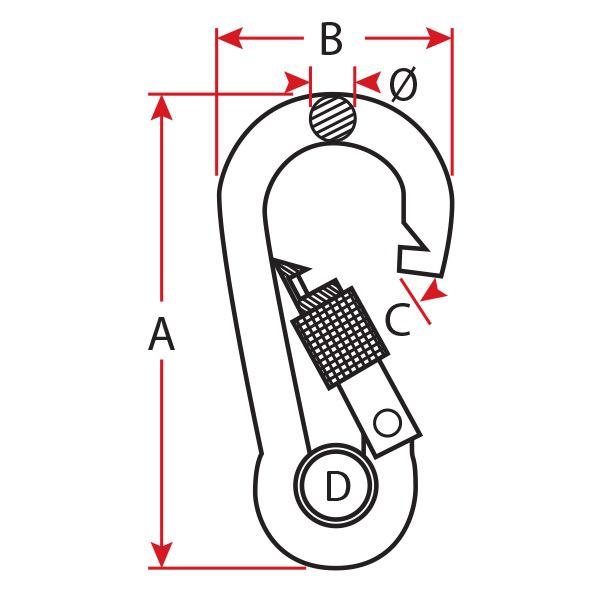 Locking Snap Hook