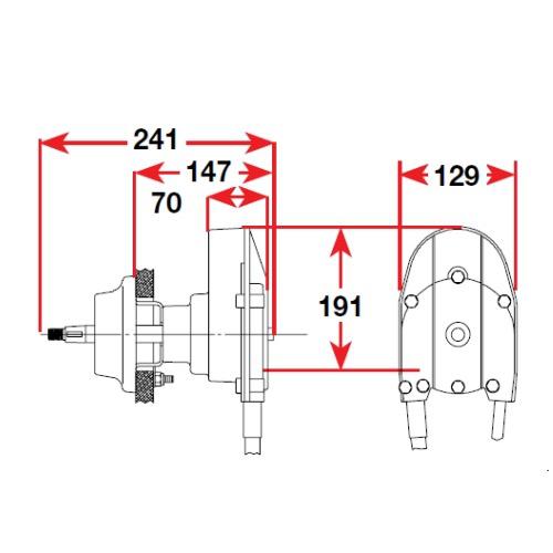 Helm - Quick Connect 3.0 Turn - Single cable QC helm