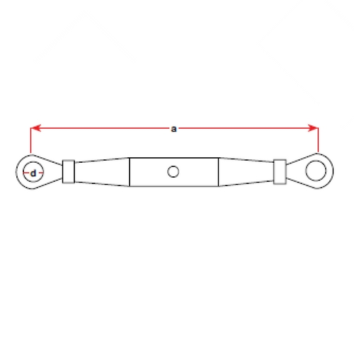 Closed Body Turnbuckle - Stainless Steel Eye and Eye