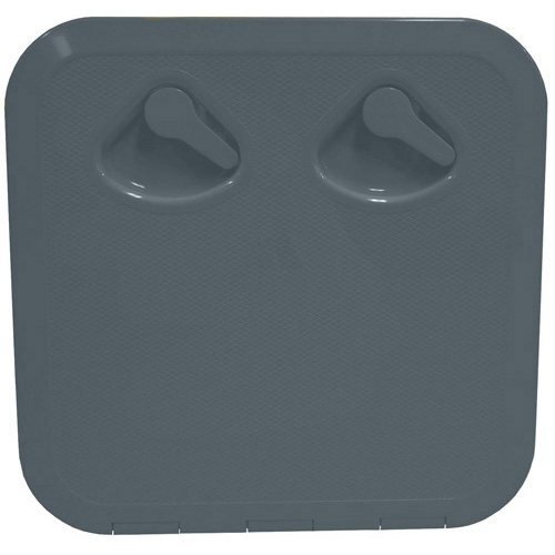 Deluxe Model Opening Storage Hatch - Grey - Flush Type - 380 x 380mm