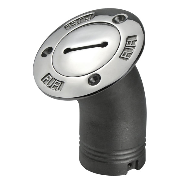 Stainless Steel Fuel Deck Filler - 30 Degree - 50mm - 2"