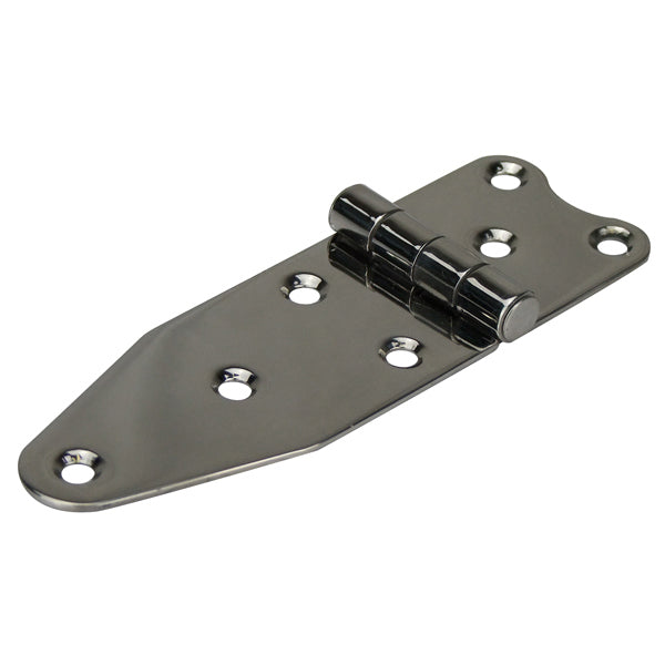 Strap Uneven Stainless Steel Hinge - 130mm(L) x 40mm(W) - 7 Holes
