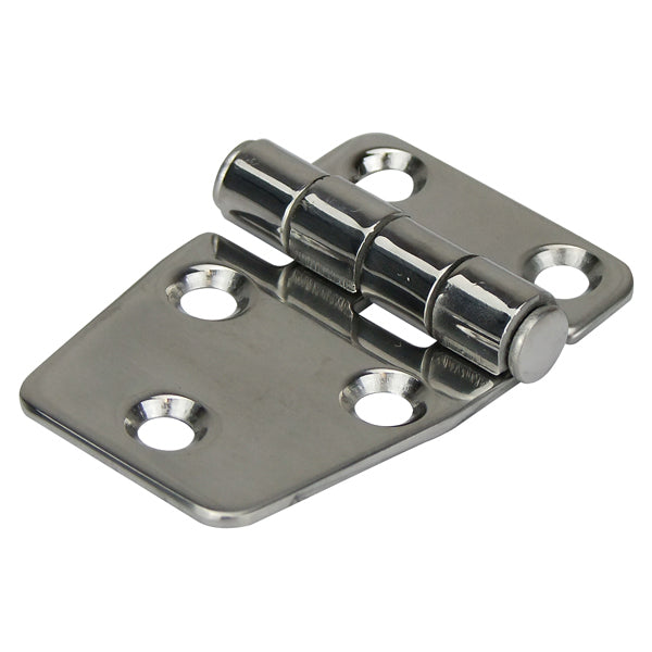 Stamped Stainless Steel Hinge - 53mm(L) x 37mm(W) - 5 Holes