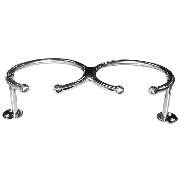 Double Stainless Steel Narrow Frame Drink Holder