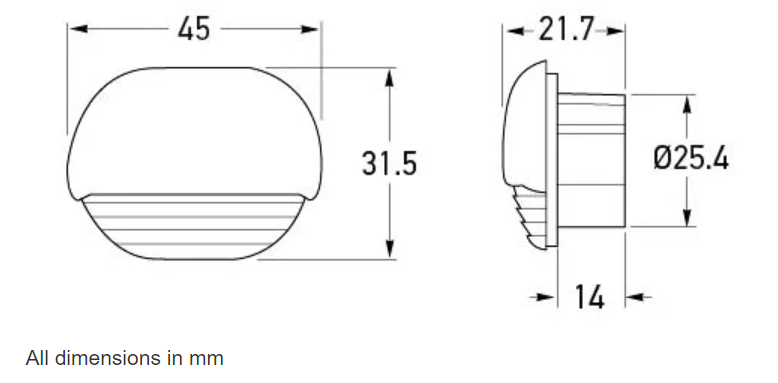 Hella - Easy Fit LED Step Lamps