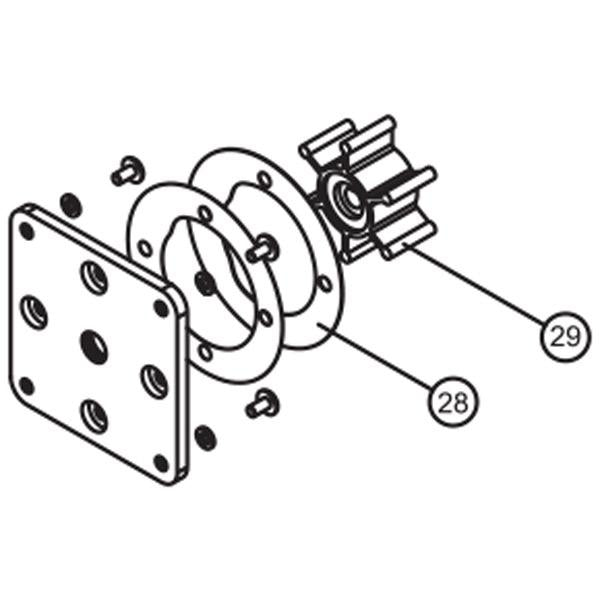 Toilet Pump Impeller Kit