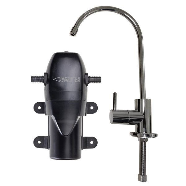 ParMax 1 Plus - Low Flow Compact Water Pressure Pump, Faucet & 20 Tubing Kit