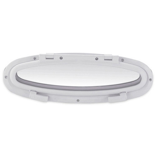 Elliptical Opening Portlight - Stainless Steel Trim