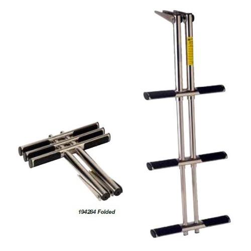 Telescoping Stainless Steel Sport Diver Ladder - 3 Steps