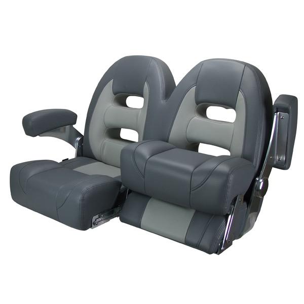 Double Cruiser Series Seat - Dark Grey/Light Grey