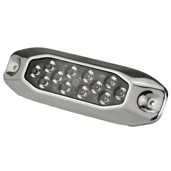 12V 15W LED Underwater Trailer Boat Light - Surface Mount