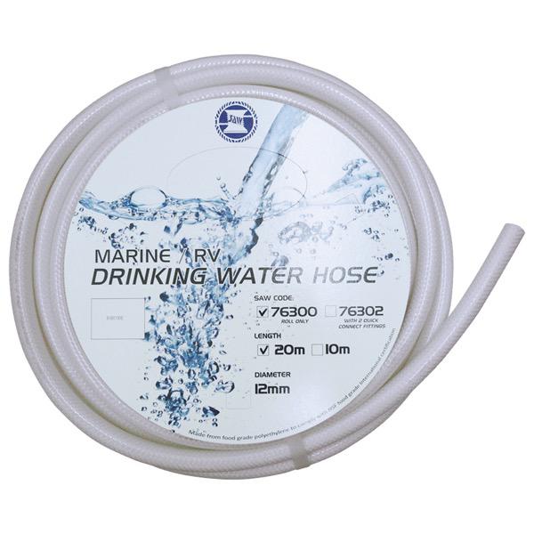 Drinking Water Hose Only - 12mm x 20m - Per Roll