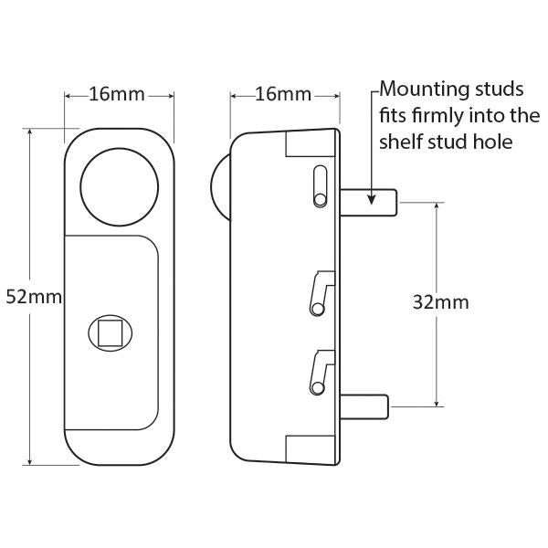 LED Cabinet Sensor Light - 4.5V 0.15W