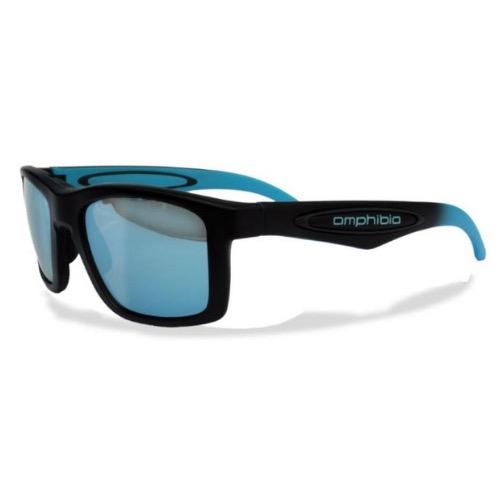 Sunglass Lotus K649 - Matte Black & Blue Face / Blue Ice / L2