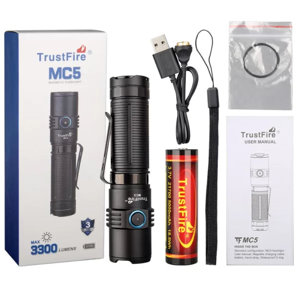 TrustFire MC5 Magnetic Tactical Flashlight