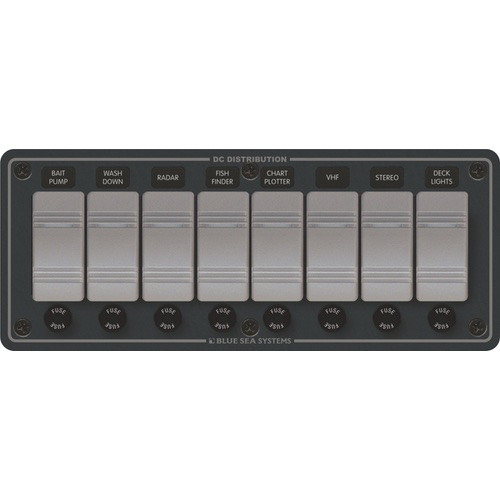 Contura Water Resistant 12V DC Panel - 8 Position