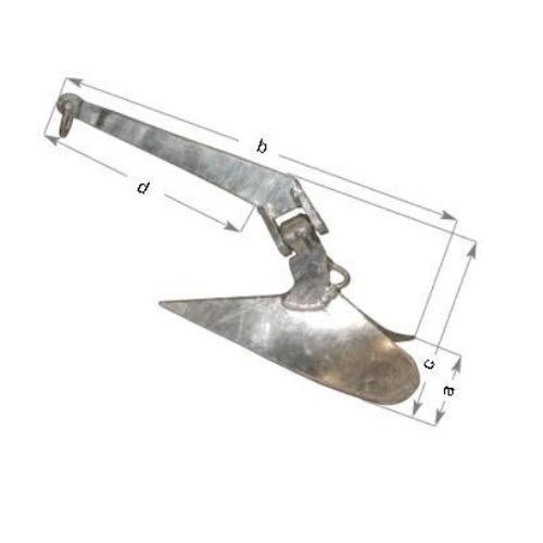 Plough Anchor - Galvanised