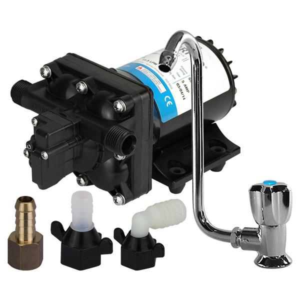 Aqua King 12V Freshwater Pump & Tap Kit - 11.35LPM
