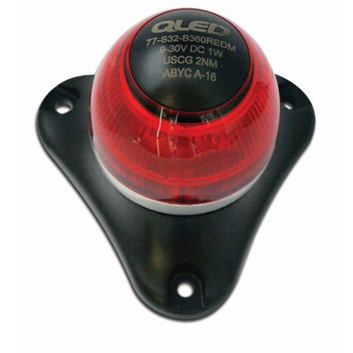 LED Red All Round Navigation Light - 9-30V DC - 3NM