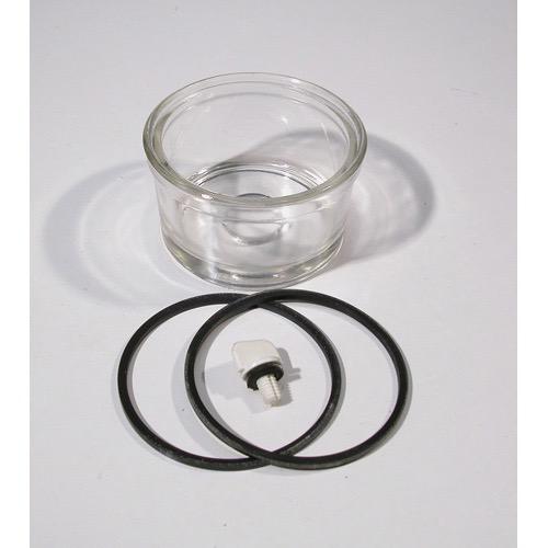 Filter CAV Replacement Glass Bowl - Bowl Only (Seals + Plugs + Filters ordered seperately