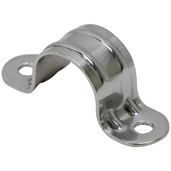 Stainless Steel Horizontal Tube Clip - Suits 25mm - Pack of 10