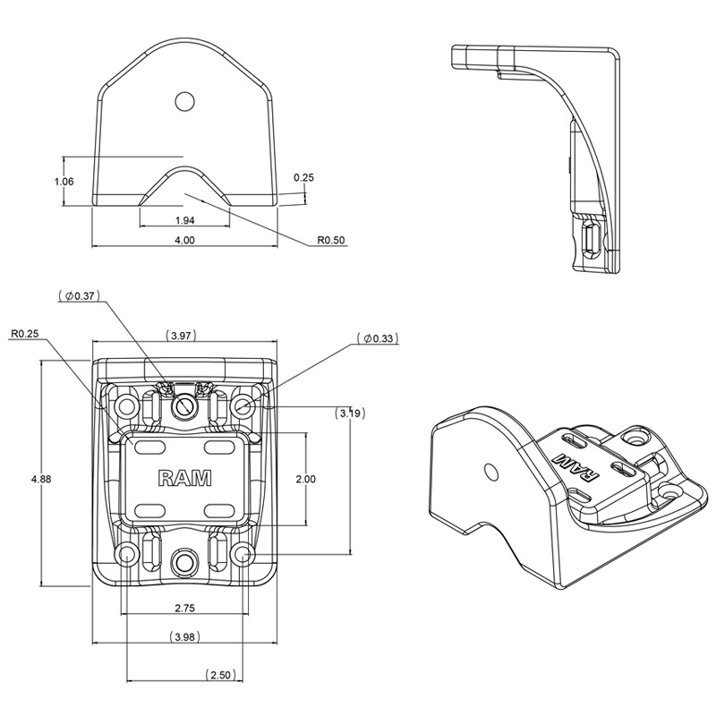 Vertical Swing Arm Base
