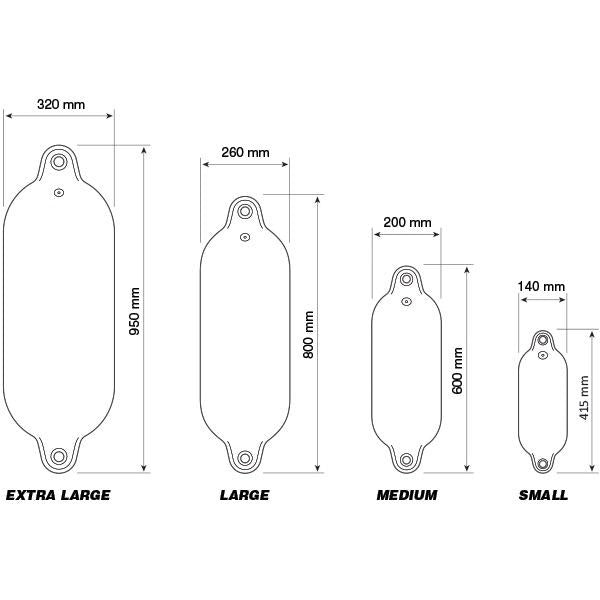 PVC Boat White Fender