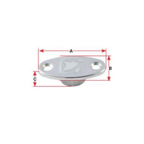 Cubic Magnetic Holder S/s - Flush South - 15 x 10mm