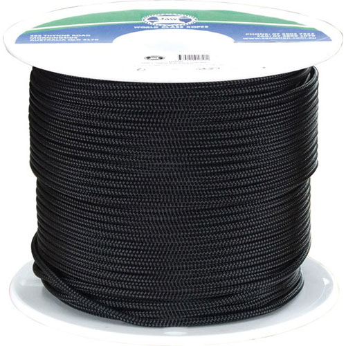 Black Poly Mooring Line Roll