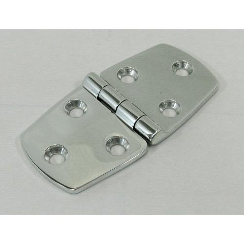 Hinges S/S - Length Flat: 76mm - Width: 38mm - Split: 38/38mm